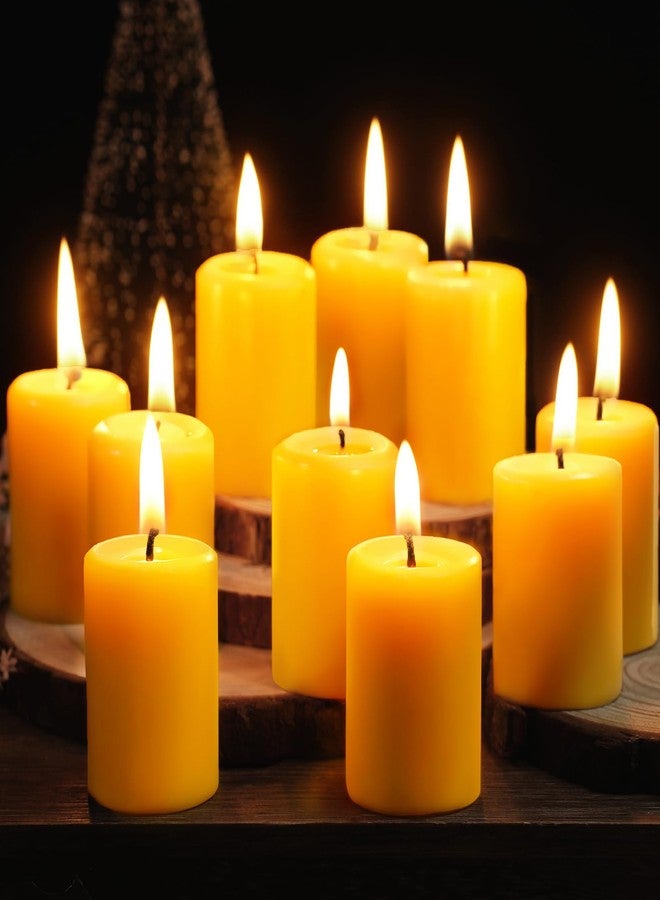ginitiri Beeswax Votive Candles 24 Pack Votive Candles Bulk,11-12 Hours Burn Time Unscented Votive Candles,100% Pure Bees Wax Candles Natural Beeswax Candle Small Beeswax Candles for Prayers Relax（24 Pack） - Image 1